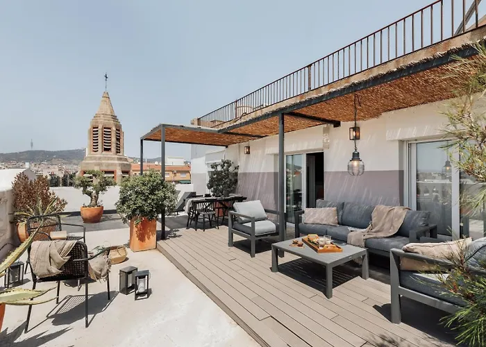 Fuji - 2 Bedrooms And Terrace In Eixample Esquerra アパート *